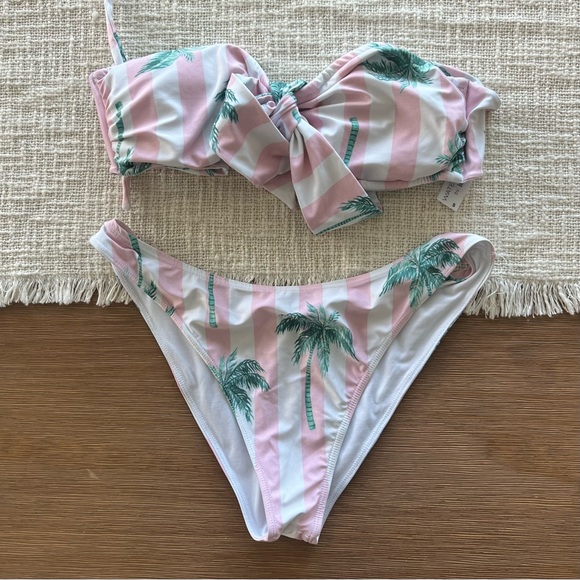 Kenny Flowers Palm Tree Print Bikini - Picture 2 of 8